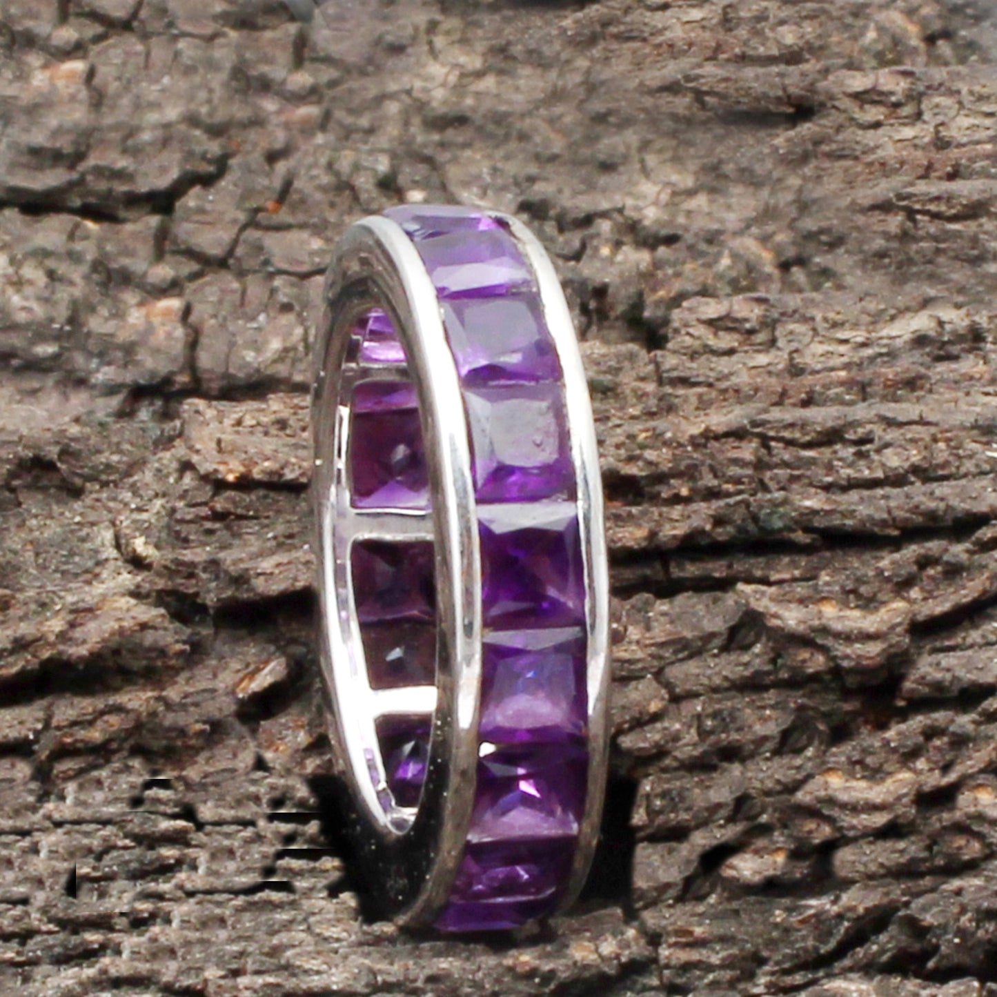 Amethyst(African) Gold Ring