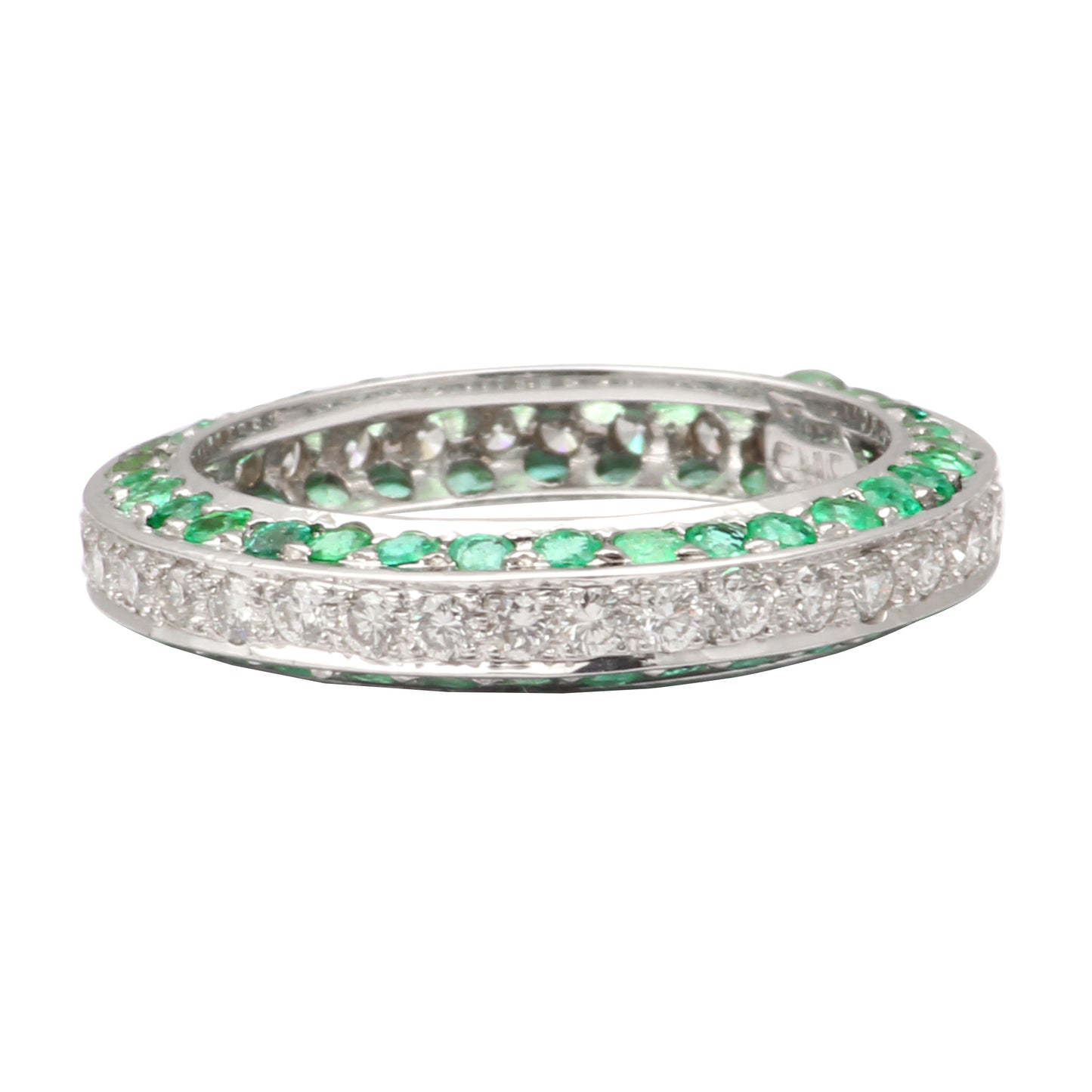 Emerald And Diamonds Gold Ring