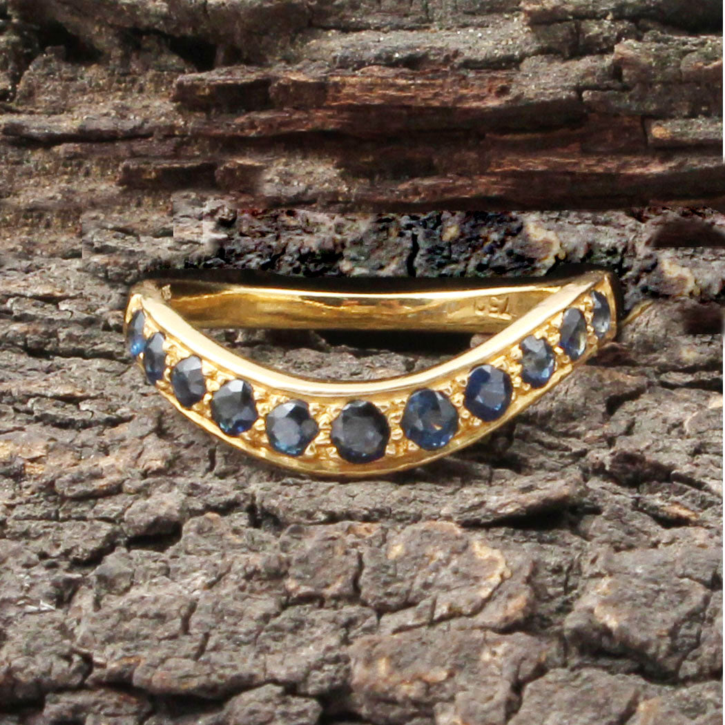 Sapphire Gold Ring