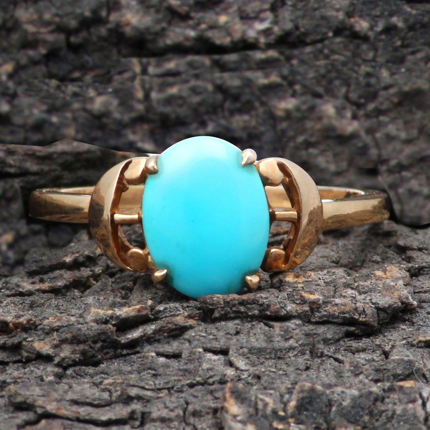 Turquoise(Arizona) Gold Ring