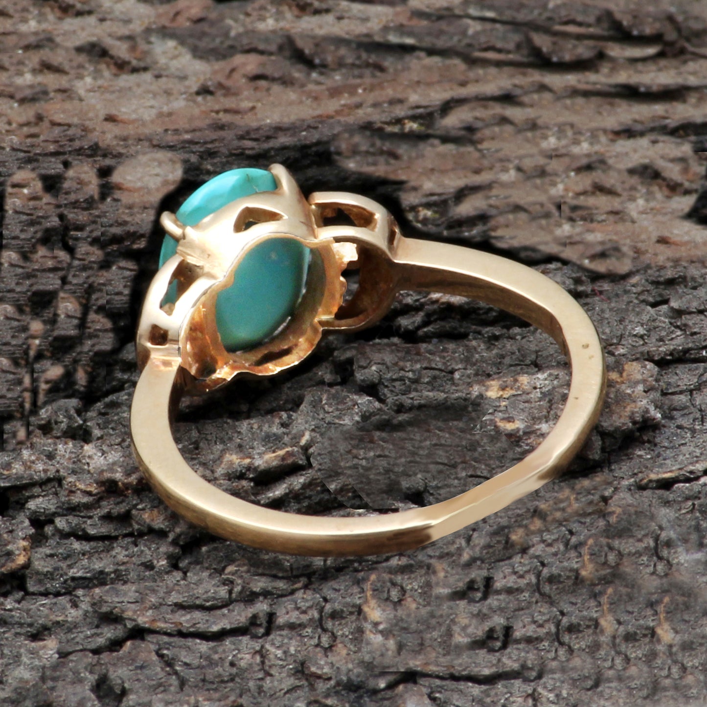 Turquoise(Arizona) Gold Ring