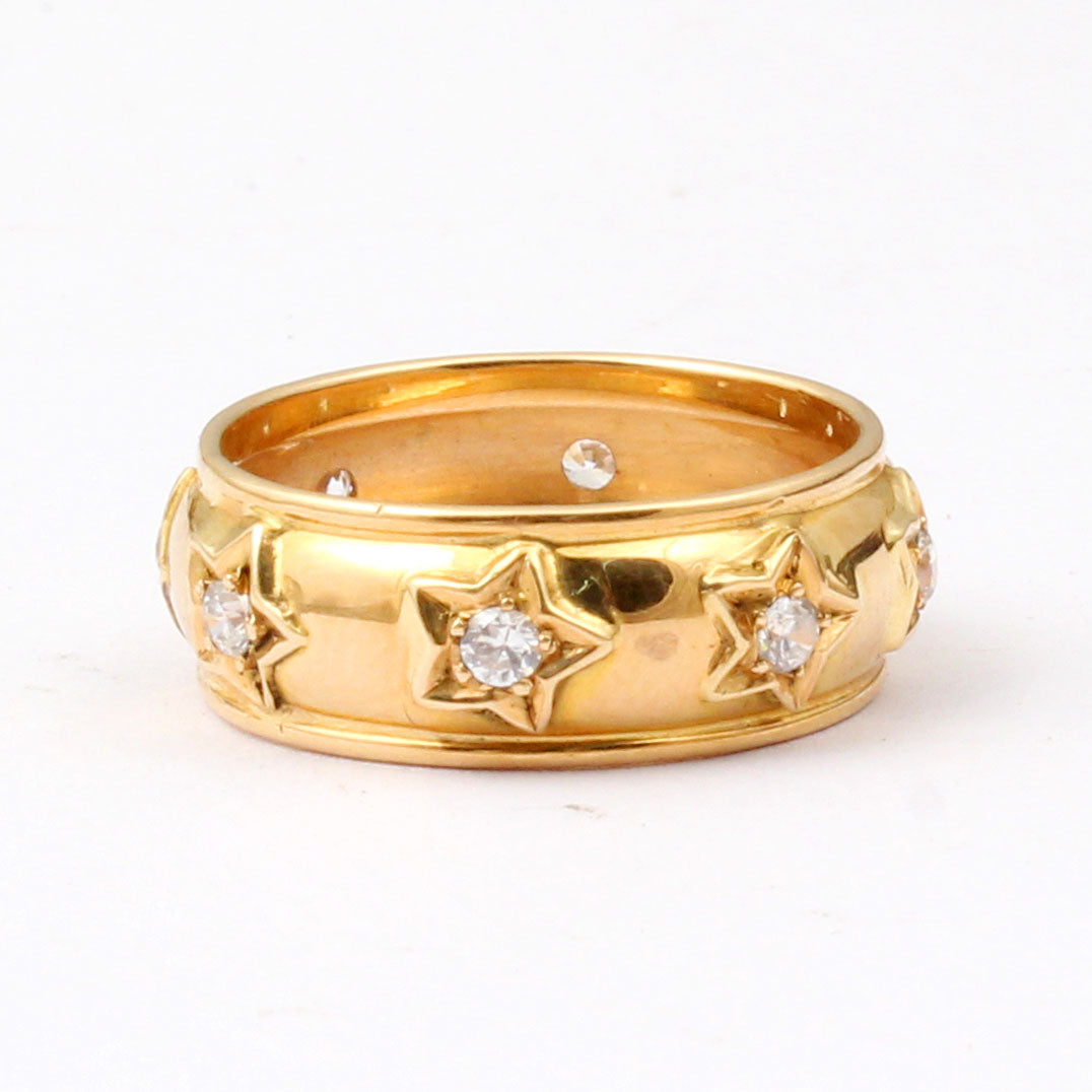 Zircon Gold Ring