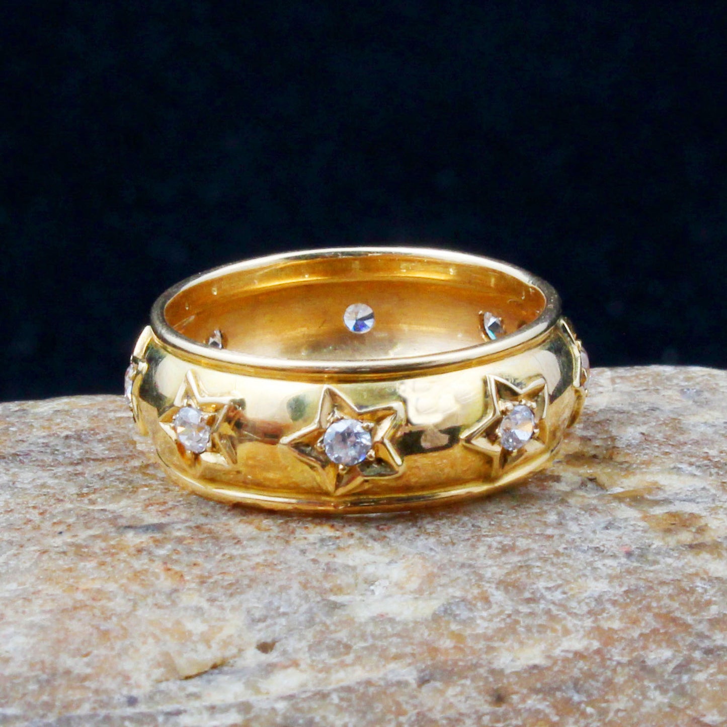 Zircon Gold Ring