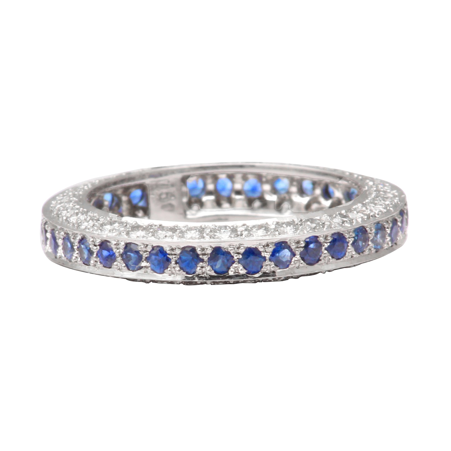 Sapphire And Diamonds Gold Ring