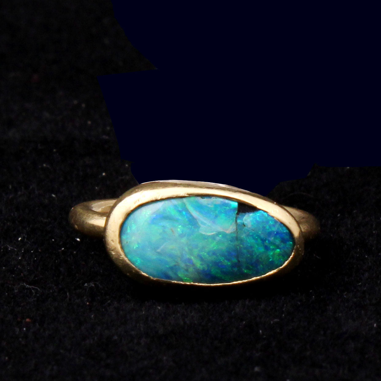 Opal(Aust) Gold Ring