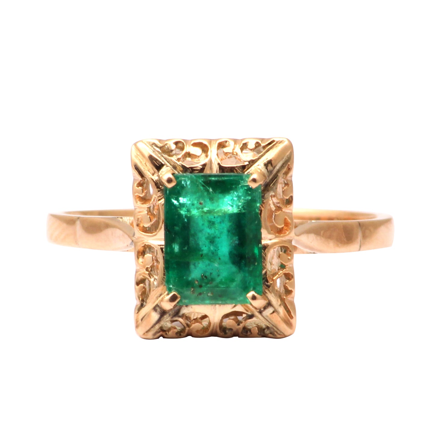 Emerald Gold Ring