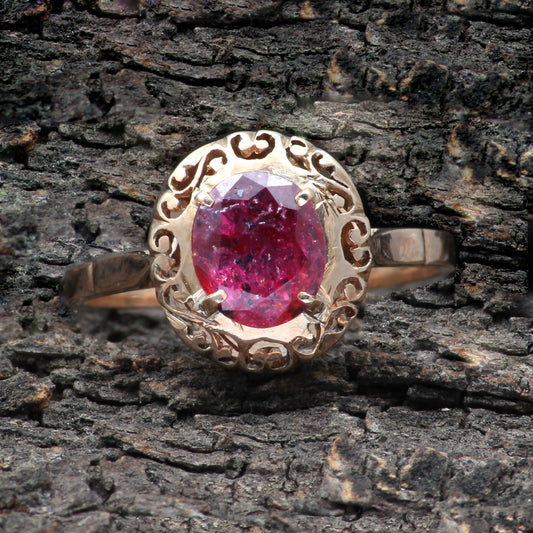 Ruby(Indian) Gold Ring