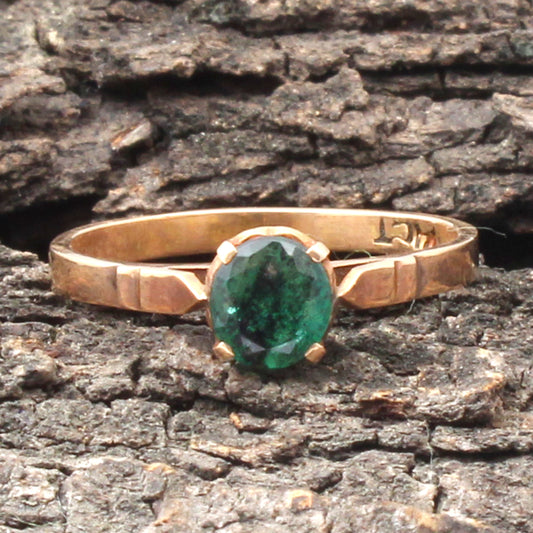 Emerald Gold Ring