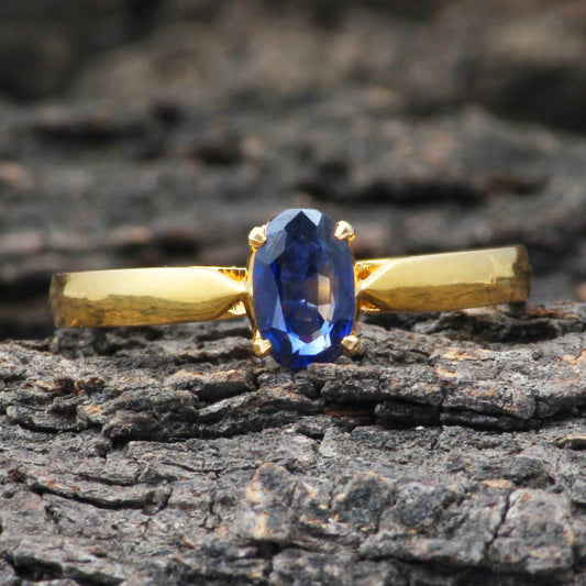 Sapphire(Natural) Gold Ring