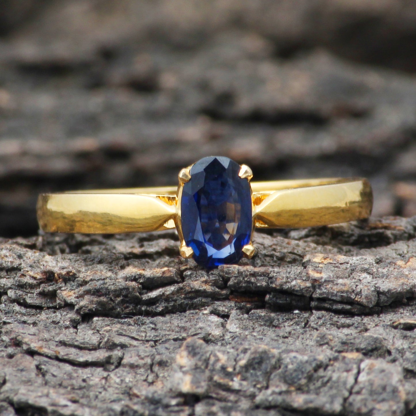 Sapphire(Natural) Gold Ring