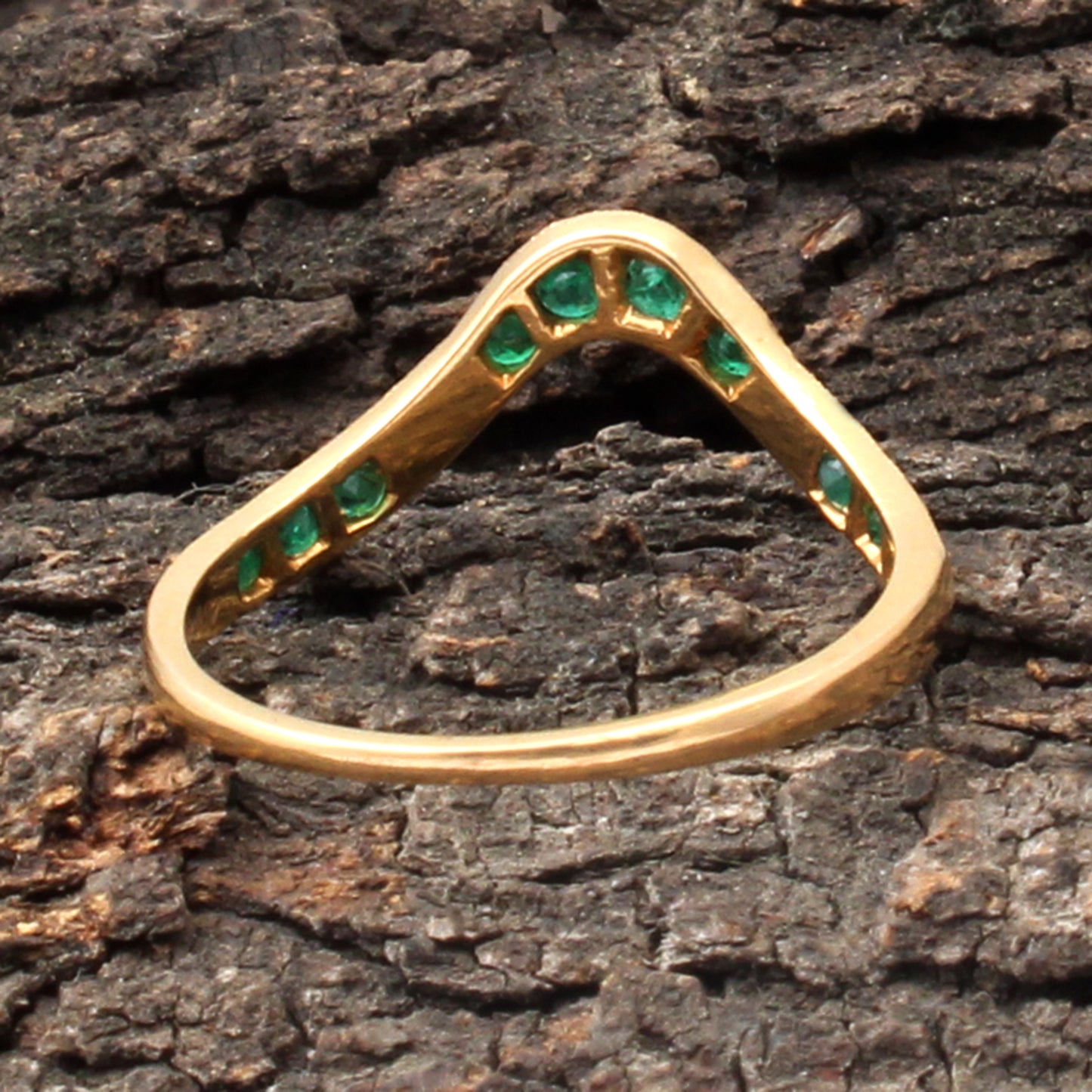 Emerald(Zambian) Gold Ring