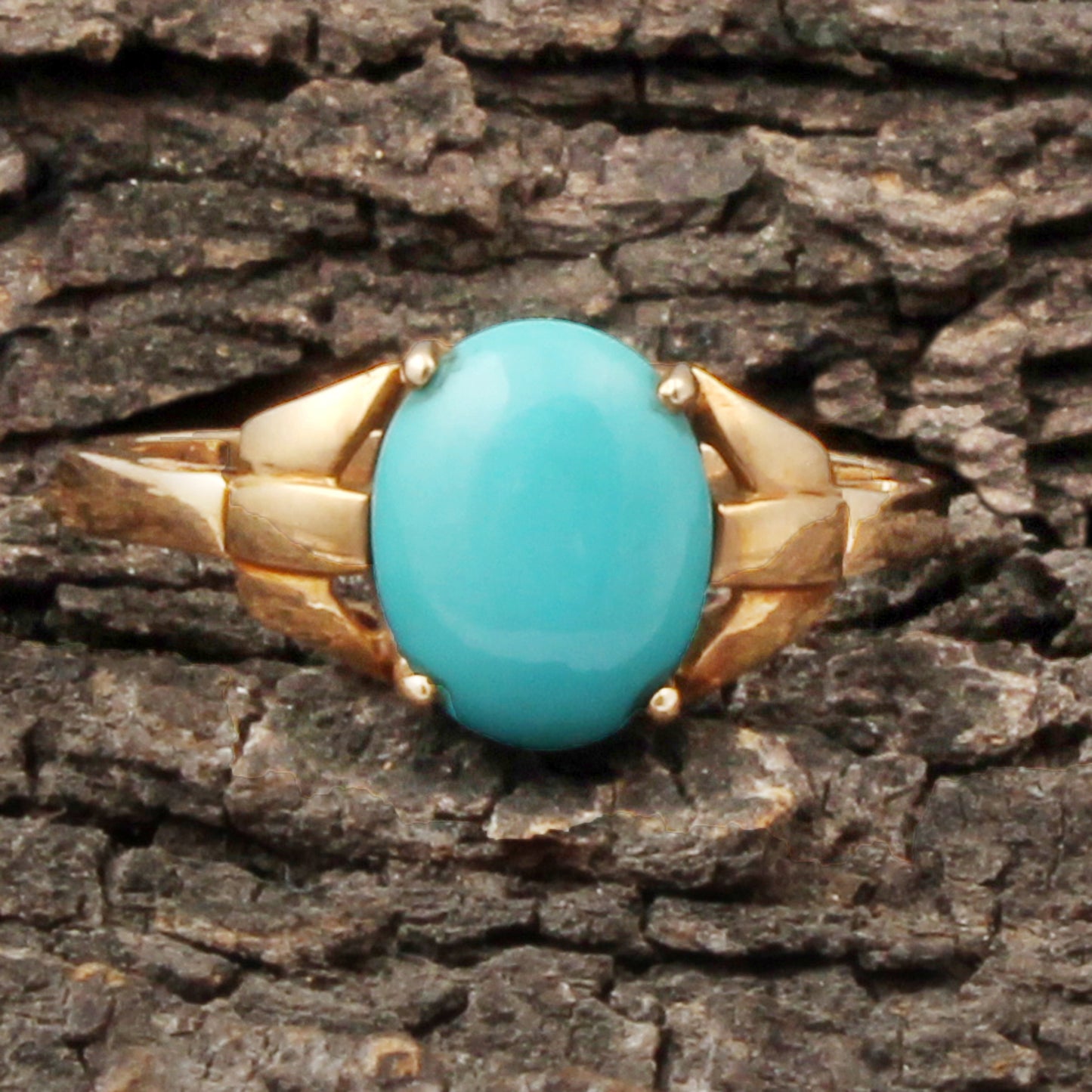 Turquoise(Arizona) Gold Ring