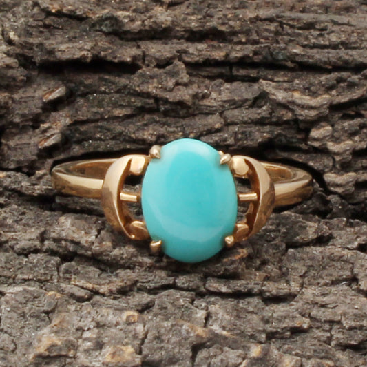 Turquoise(Arizona) Gold Ring