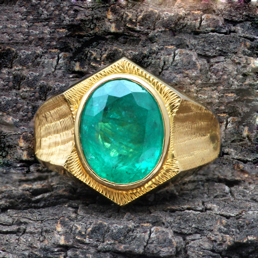 Emerald Gold Ring