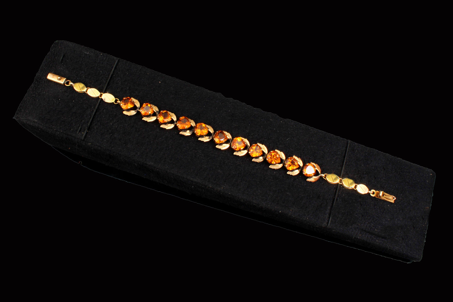 Golden Topaz Gold Bracelet