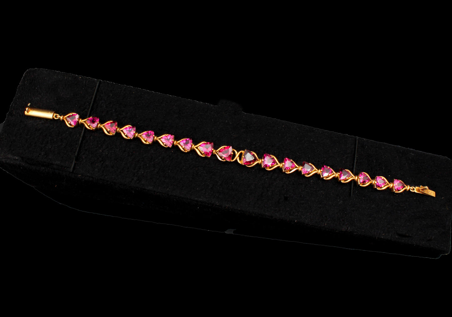 Ruby Gold Bracelet