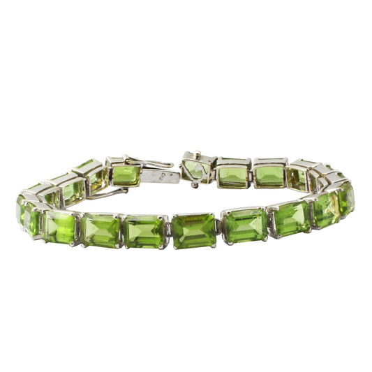 Peridot Gold Bracelet