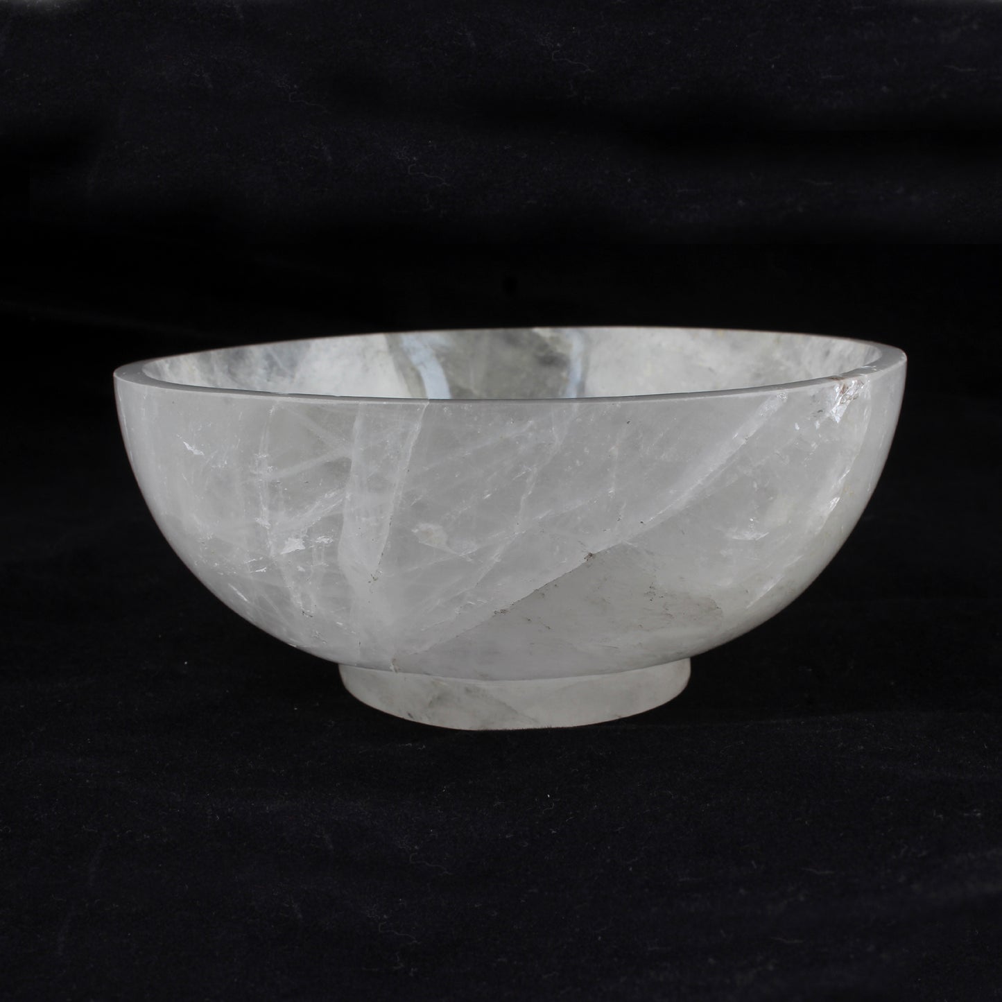 Natural Crystal Quartz Bowl Clear Quartz Hand Carved Gemstone Tray Dish Metaphysical Healing Handmade Reiki Healing Gift Bowl