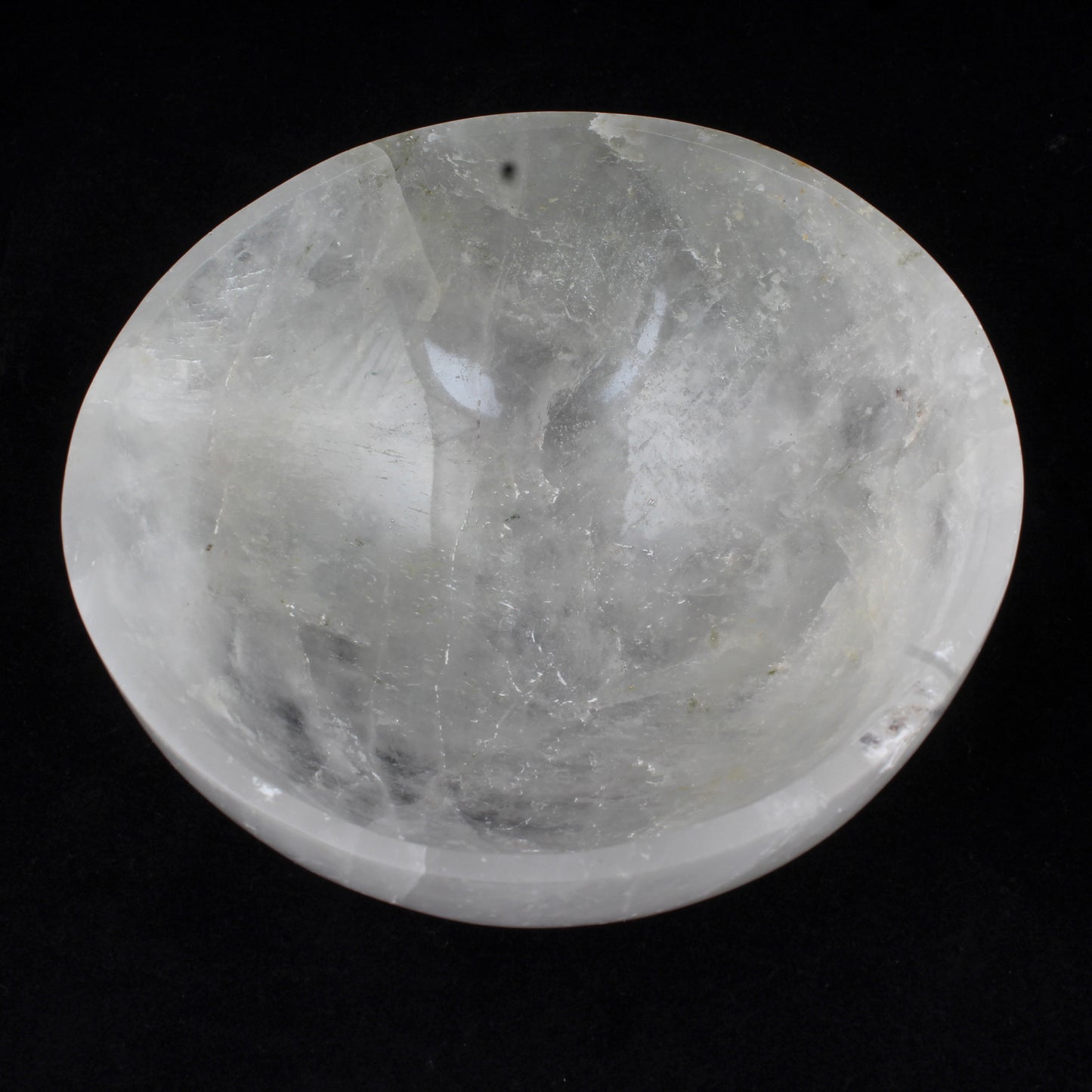 Natural Crystal Quartz Bowl Clear Quartz Hand Carved Gemstone Tray Dish Metaphysical Healing Handmade Reiki Healing Gift Bowl