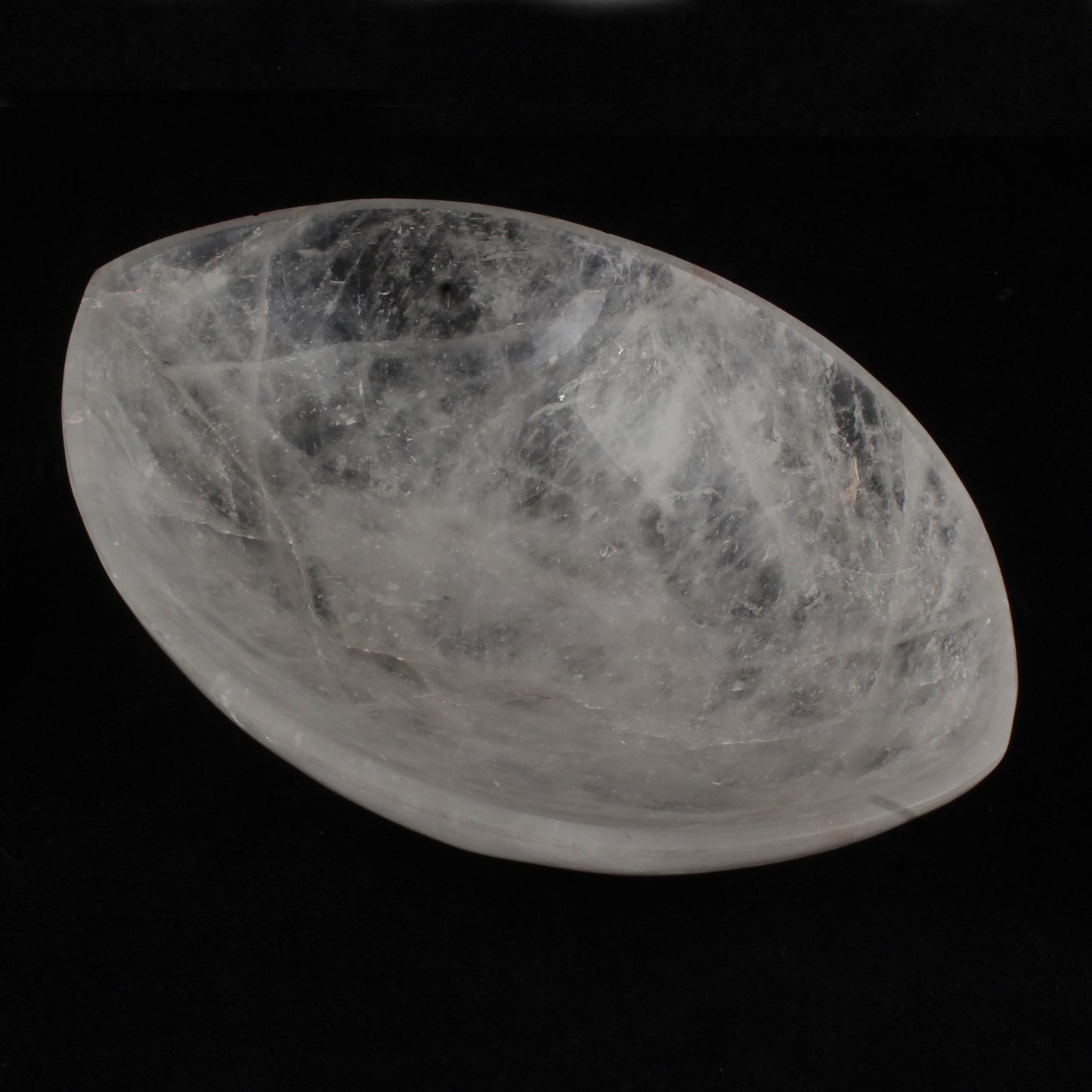 Natural Crystal Quartz Bowl Clear Quartz Hand Carved Gemstone Unique Spiritual Gift for Home Decor & Chakra Healing