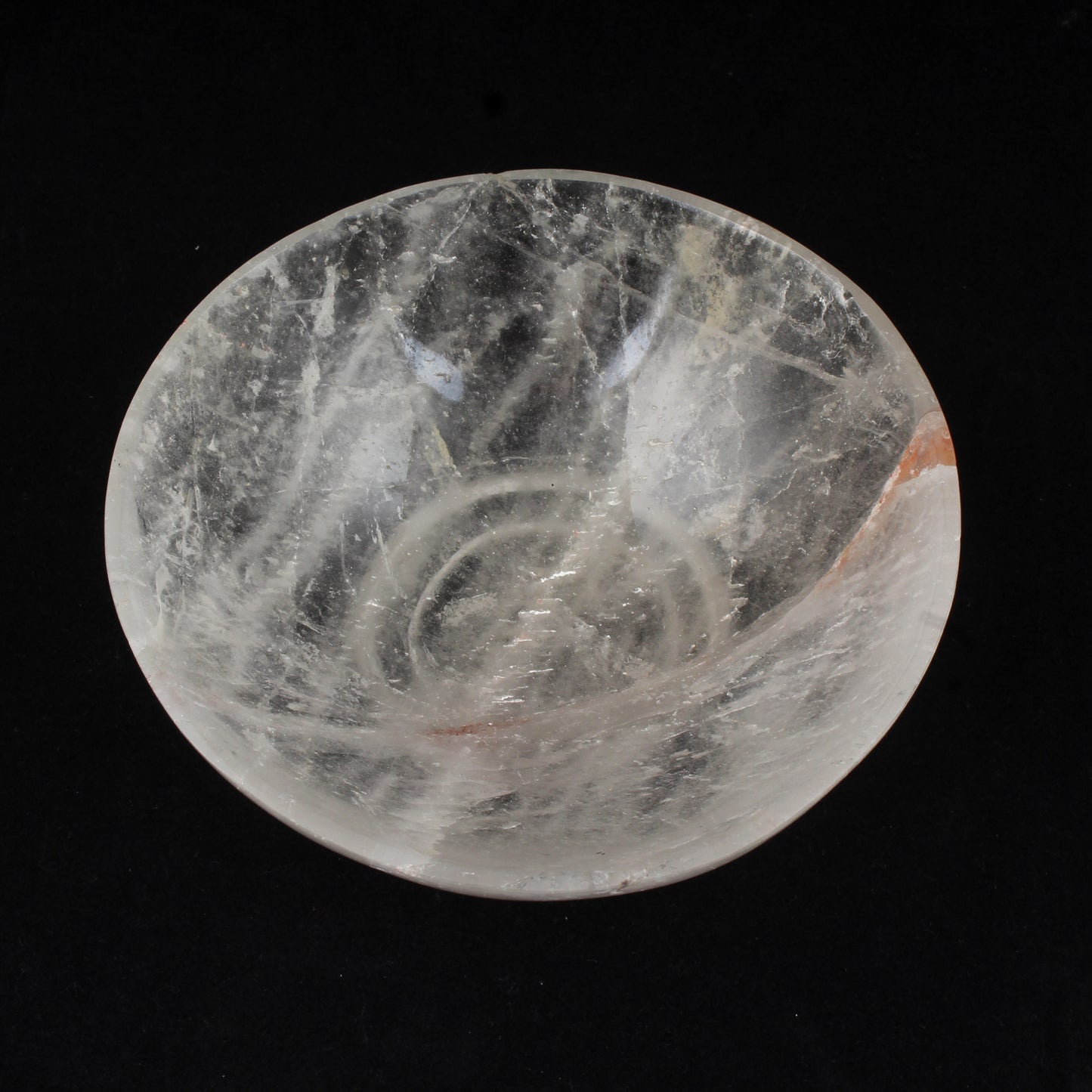 Clear Quartz Crystal Bowl Polished Gemstone Bowl For Energy Cleansing, Meditation Chakra Healing, Reiki, Altar Decor, Crystal Gift