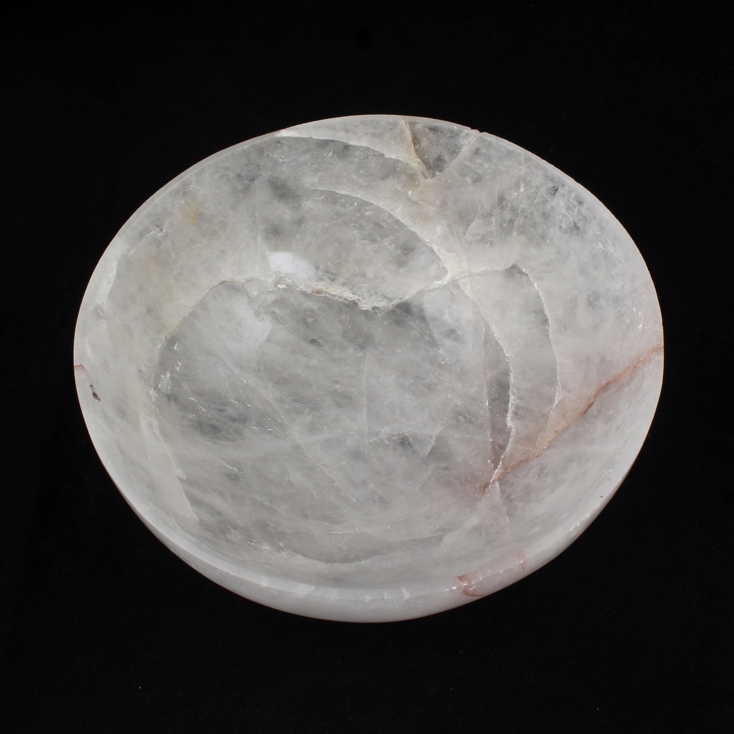 Clear Quartz Crystal Bowl Polished Gemstone Bowl For Energy Cleansing Meditation Chakra Healing, Reiki, Altar Decor, Crystal Gift