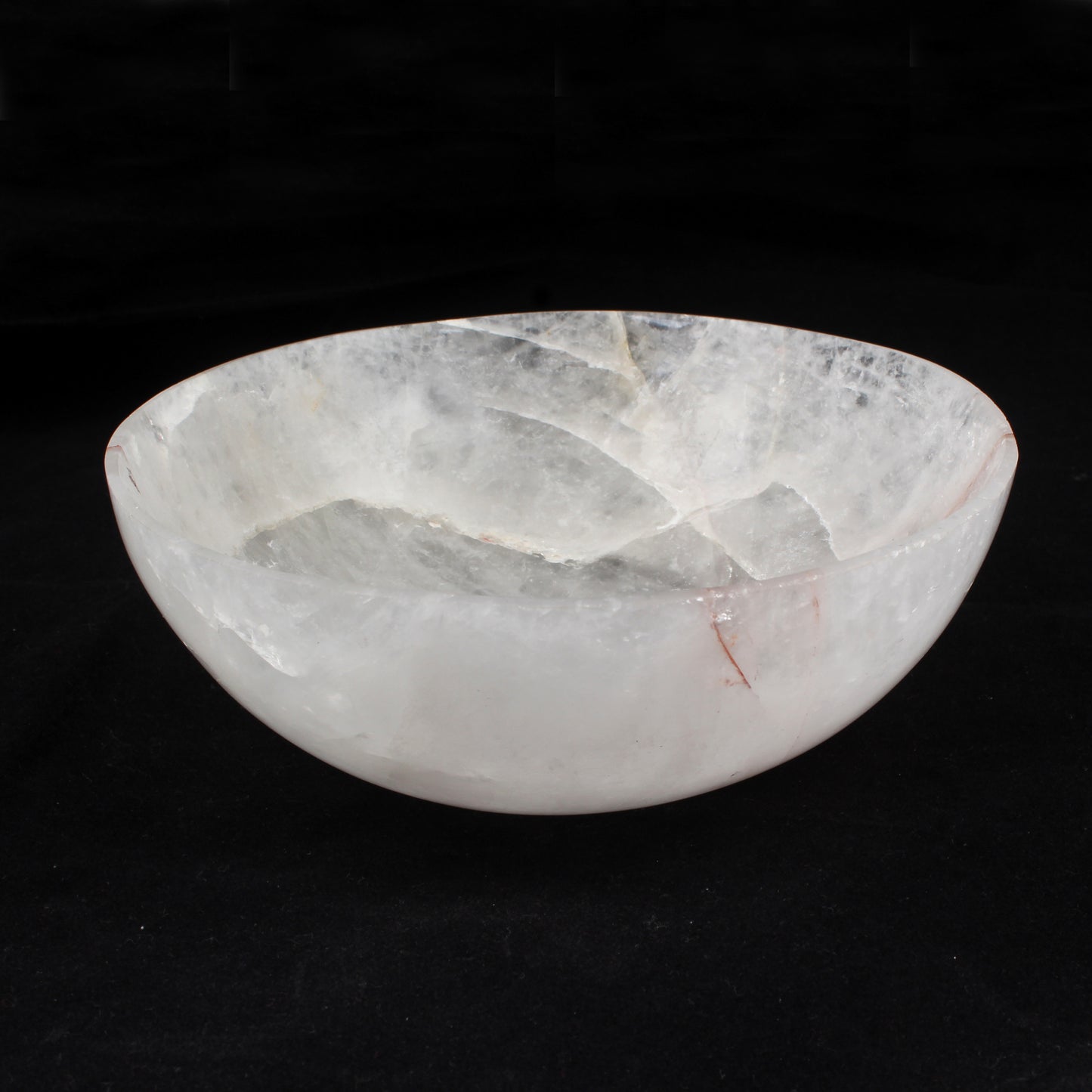 Clear Quartz Crystal Bowl Polished Gemstone Bowl For Energy Cleansing Meditation Chakra Healing, Reiki, Altar Decor, Crystal Gift