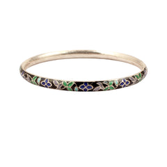 Meenakari Enamel Work Bangle Handmade 925 Sterling Silver Designer Jewelry