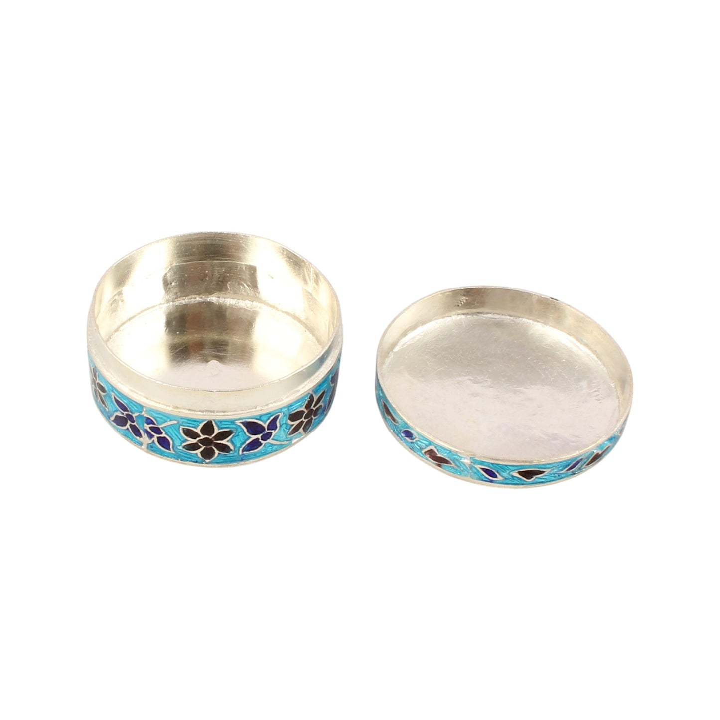 Sword Enamel Silver Box 925 Sterling Silver Vintage Handmade Jewellery Box