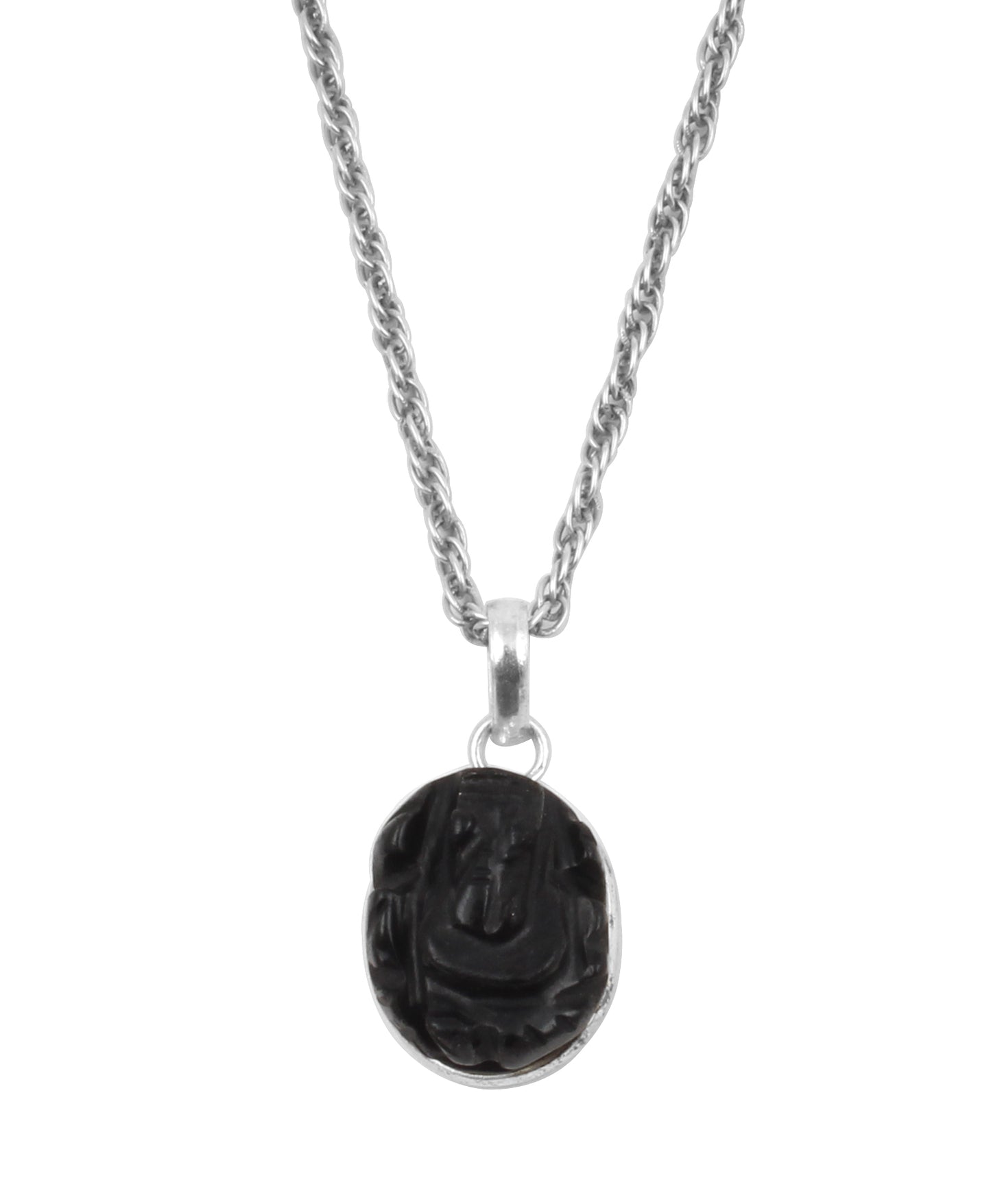 Black Onex Sterling Silver Pendant