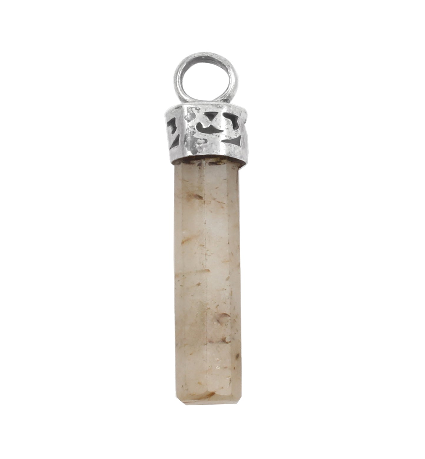 Rutile Pencil Sterling Silver Pendant