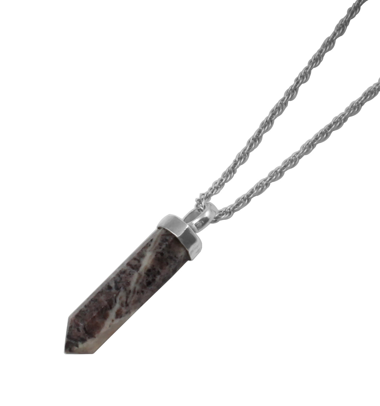 Jasper Pencil Sterling Silver Pendant