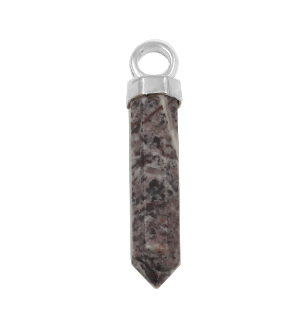 Jasper Pencil Sterling Silver Pendant