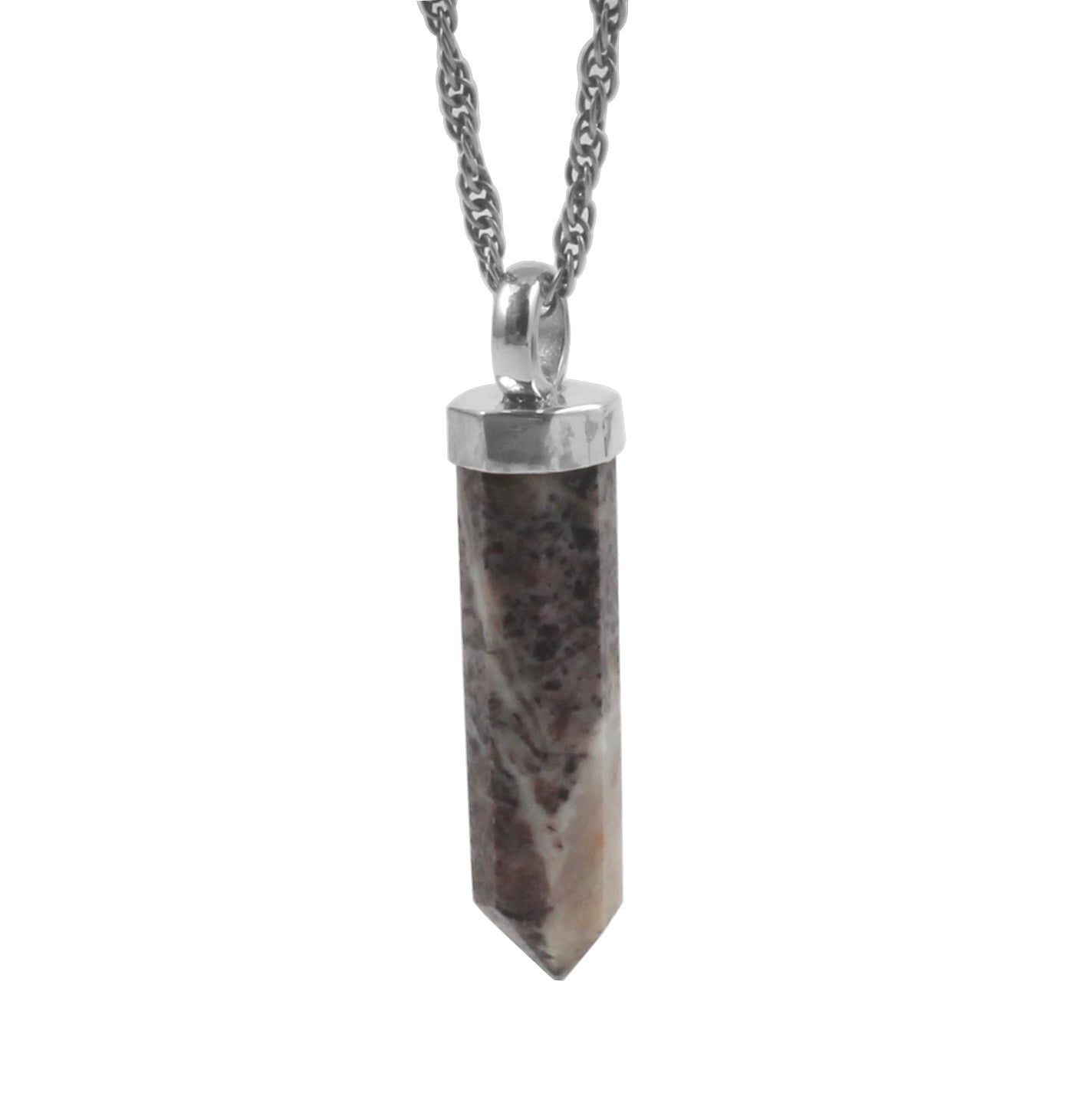 Jasper Pencil Sterling Silver Pendant