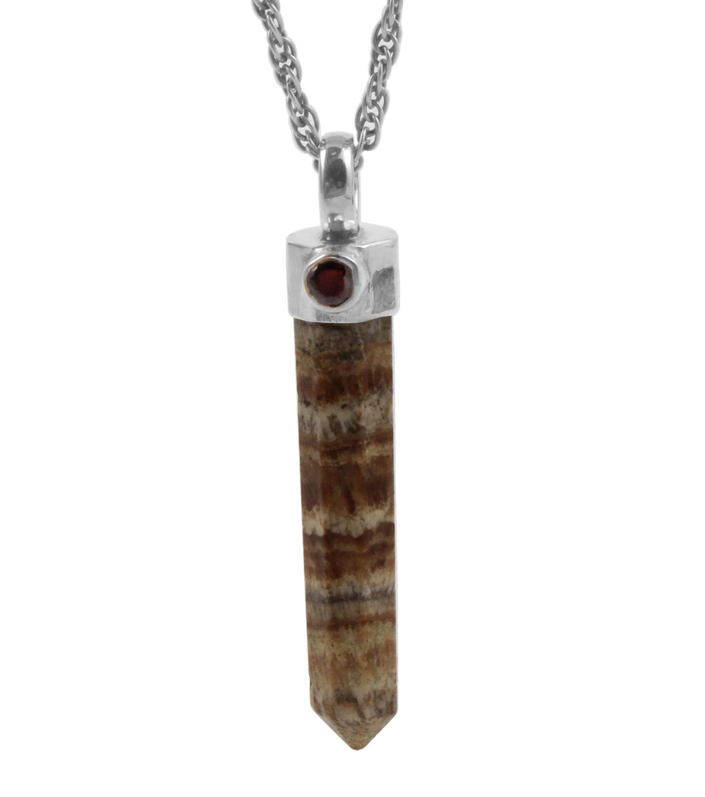 Picture Jasper Sterling Silver Pendant