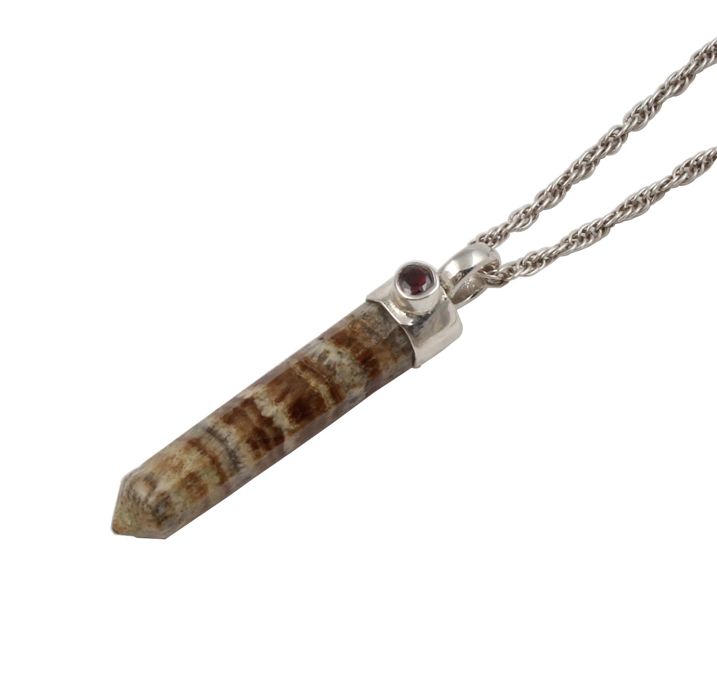 Picture Jasper Sterling Silver Pendant