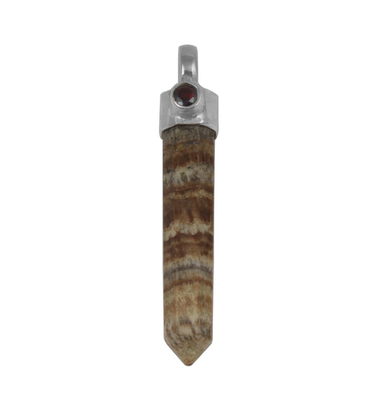 Picture Jasper Sterling Silver Pendant