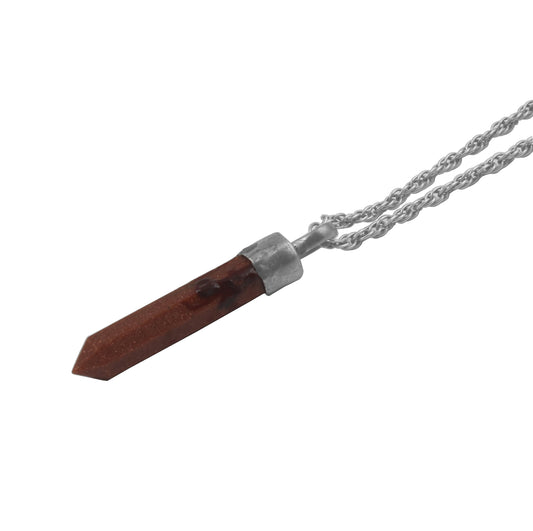 Sunstone Pencil Sterling Silver Pendant