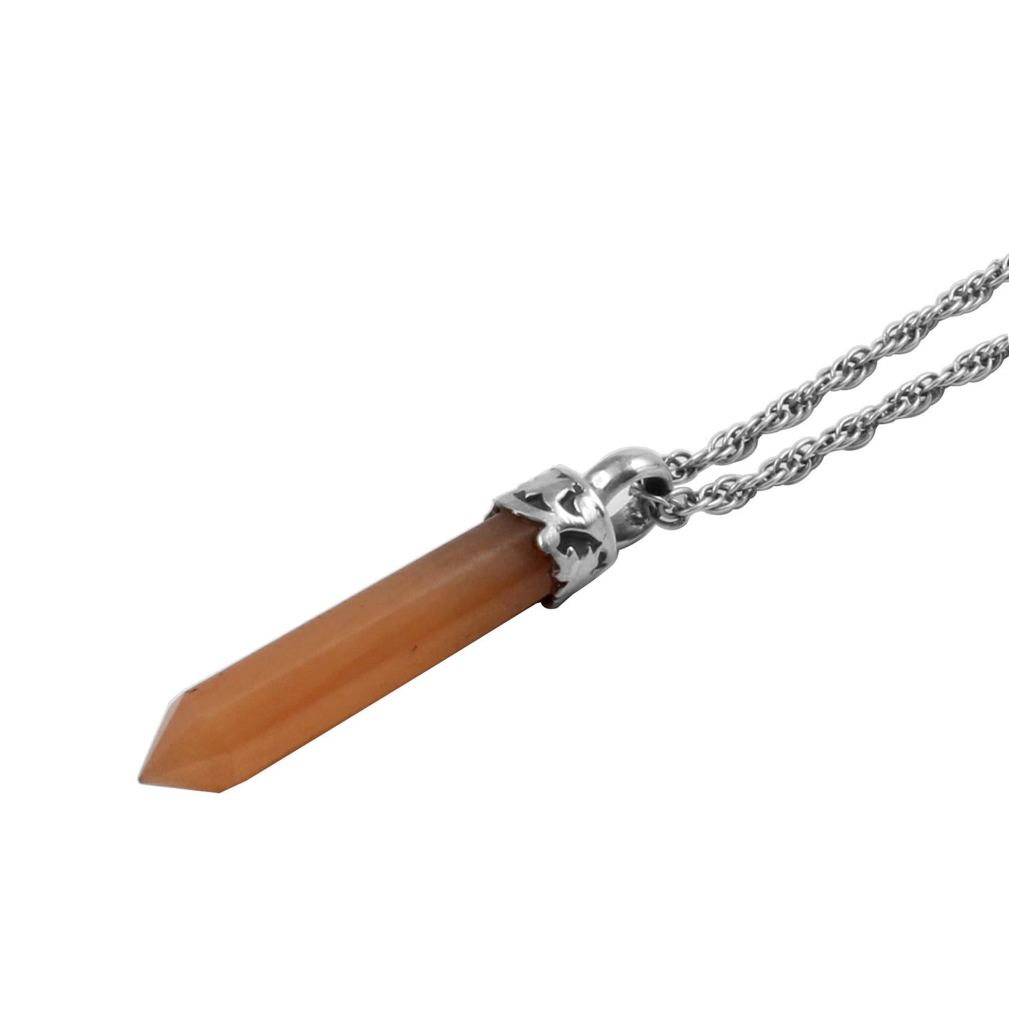 Zade Pencil Sterling Silver Pendant