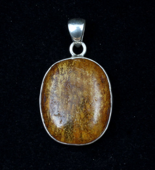 Amber Sterling Silver Pendant