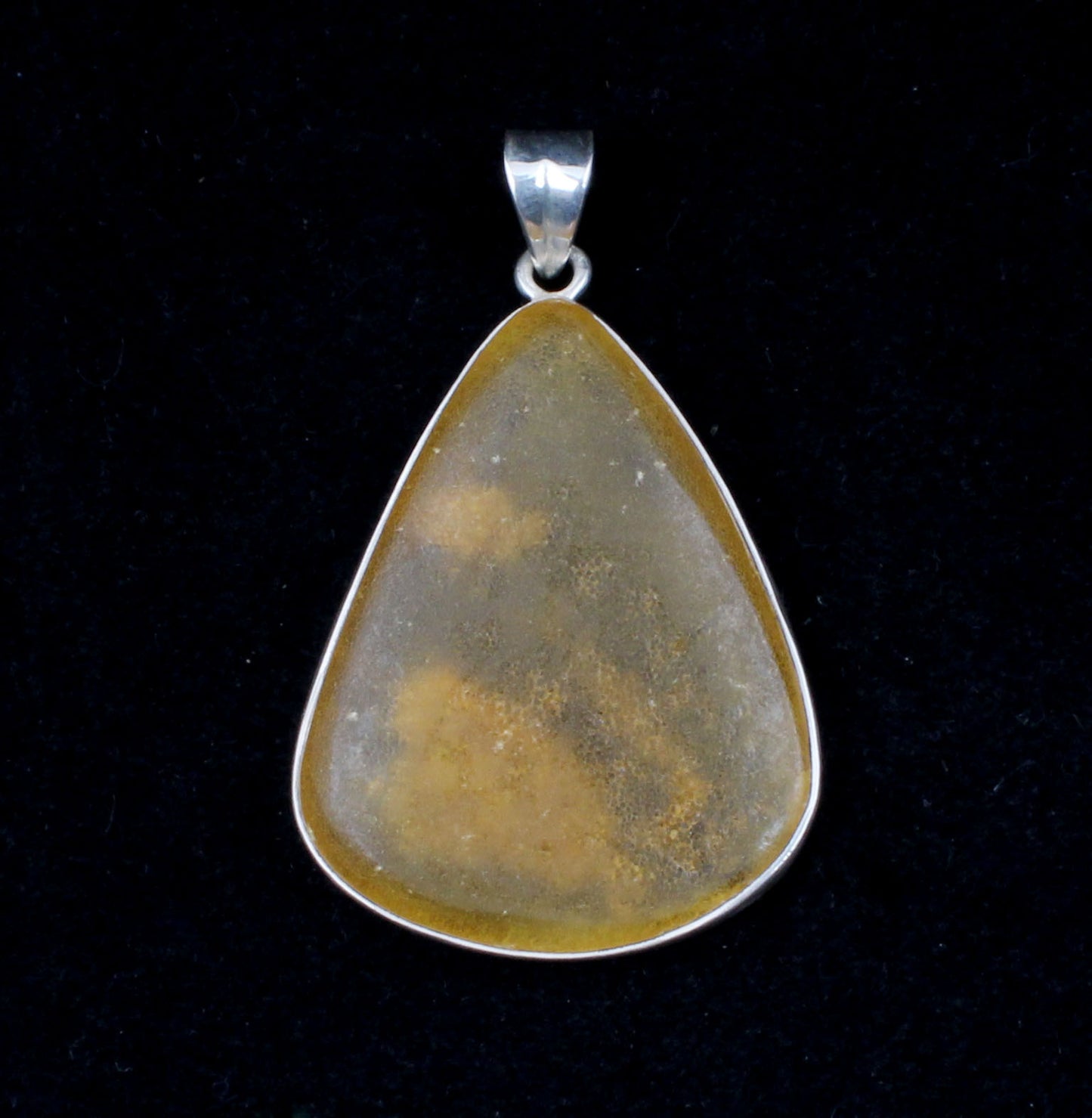 Amber Sterling Silver Pendant