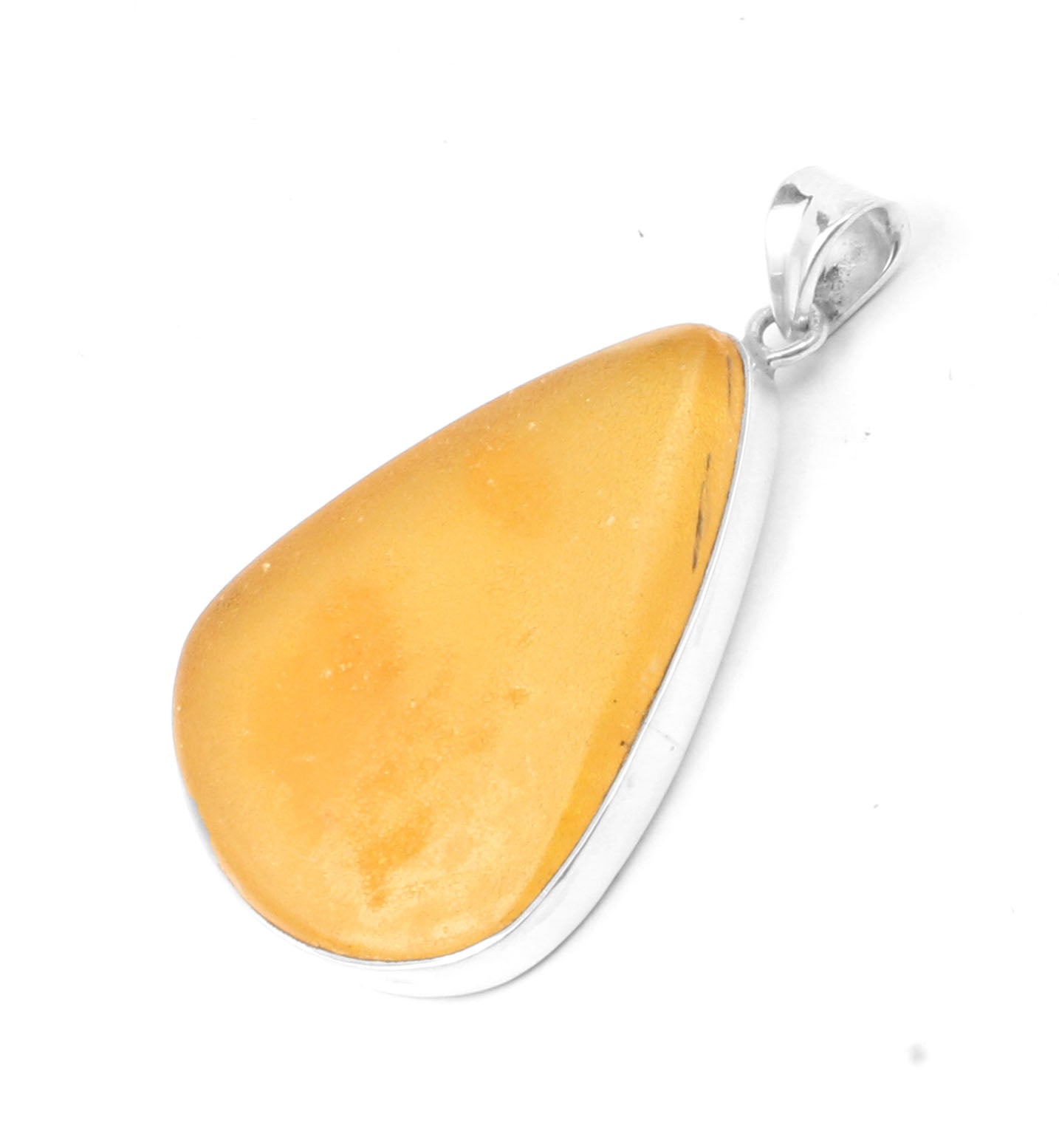 Amber Sterling Silver Pendant