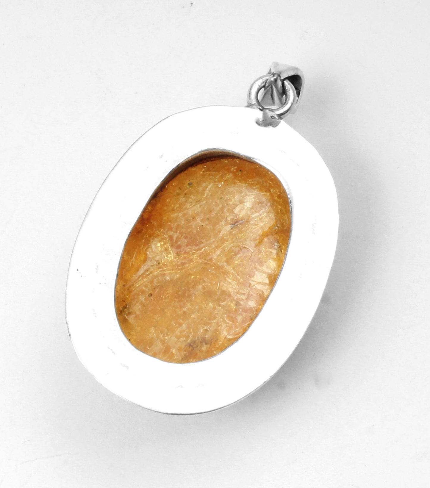 Amber Sterling Silver Pendant