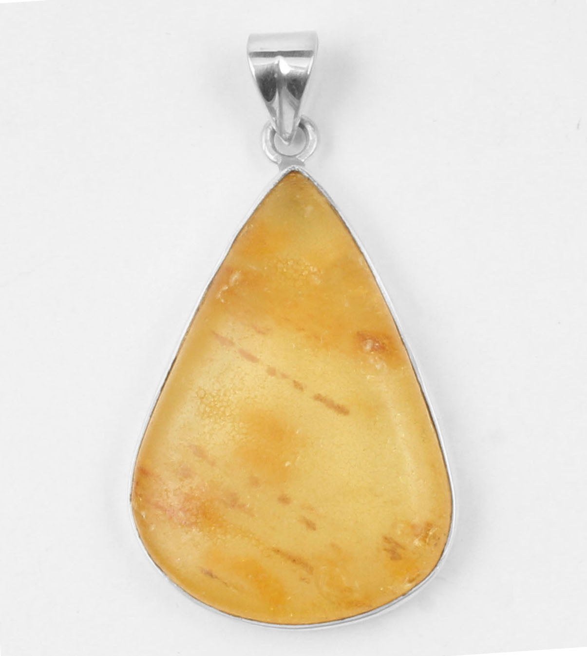 Amber Sterling Silver Pendant