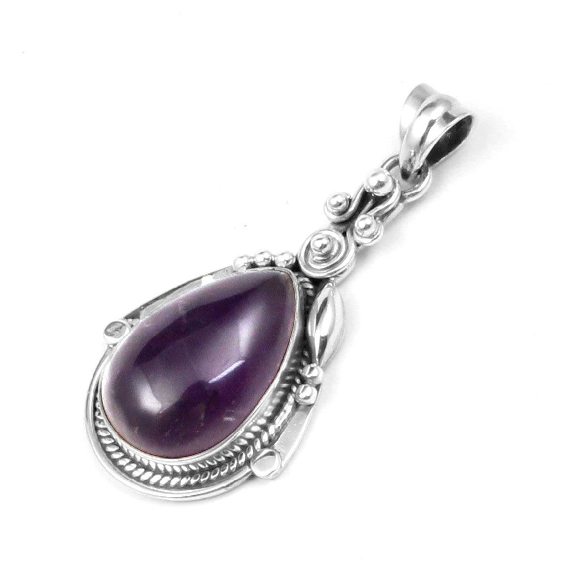 Amethyst Sterling Silver Pendant