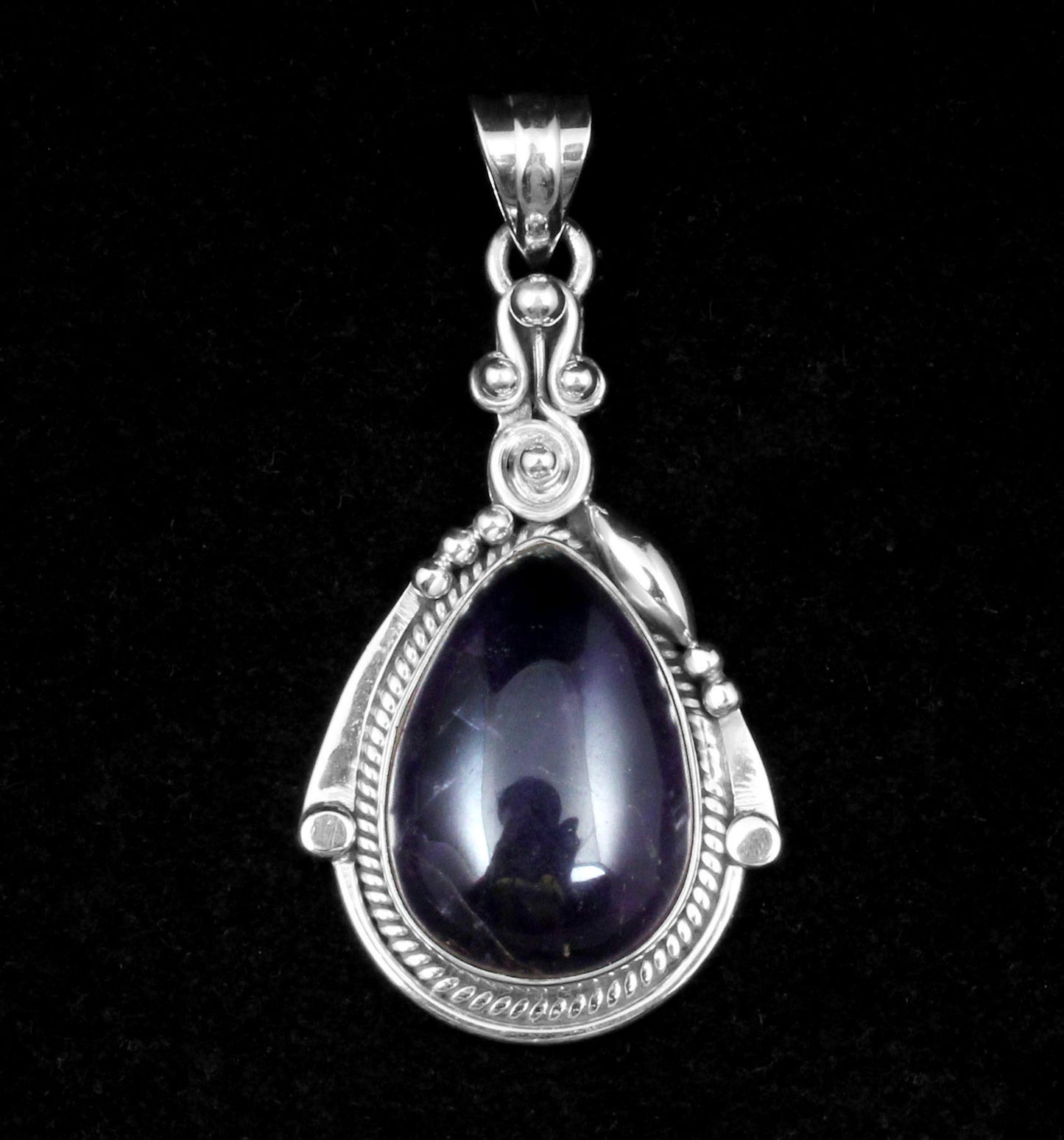 Amethyst Sterling Silver Pendant