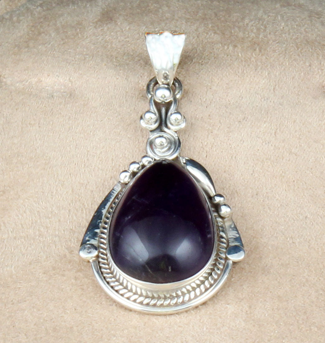 Amethyst Sterling Silver Pendant