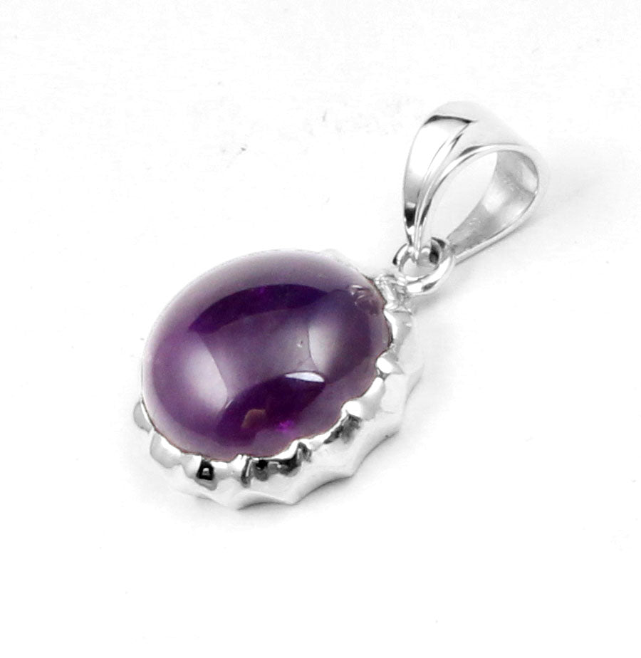 Amethyst Sterling Silver Pendant