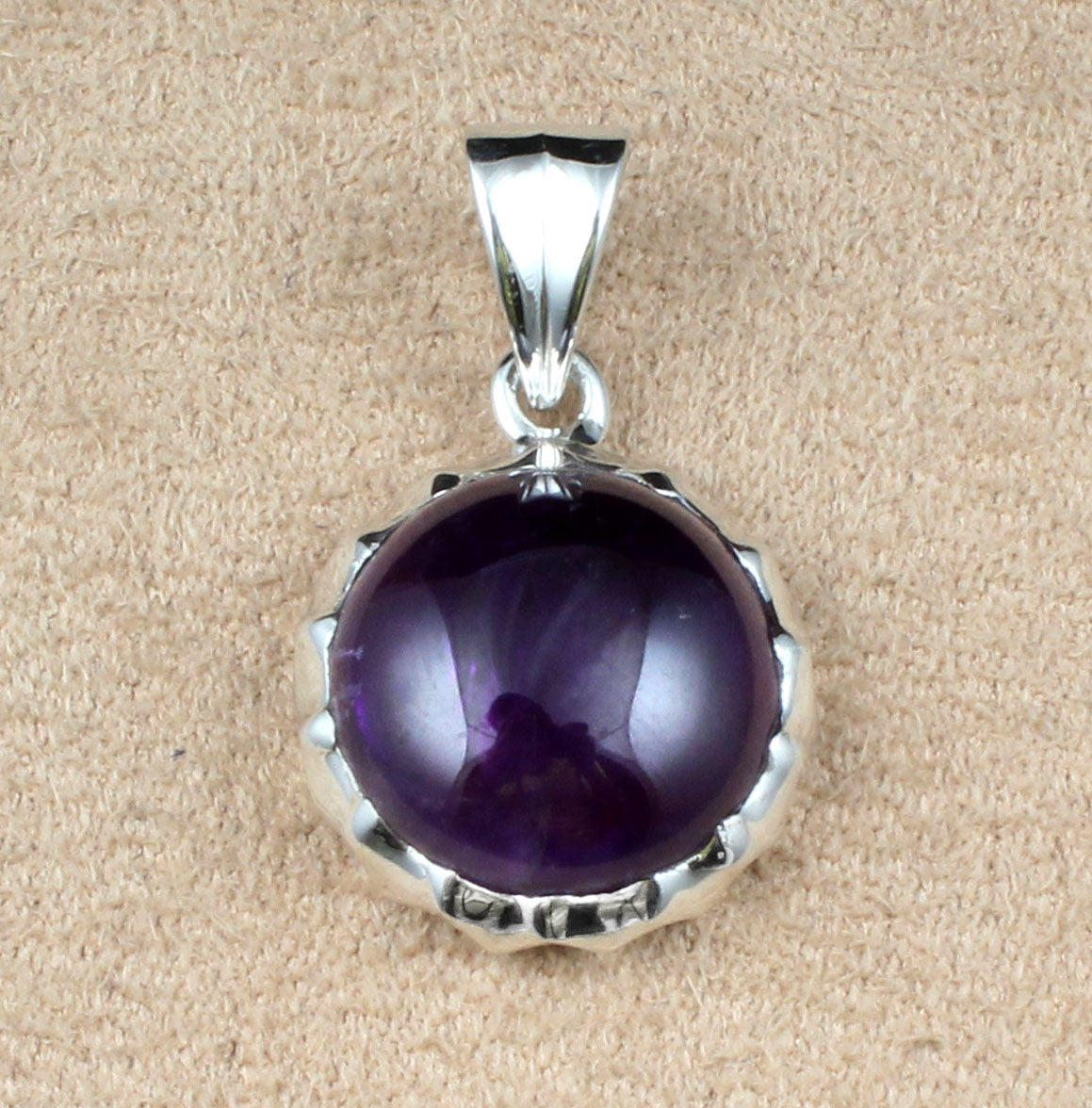 Amethyst Sterling Silver Pendant