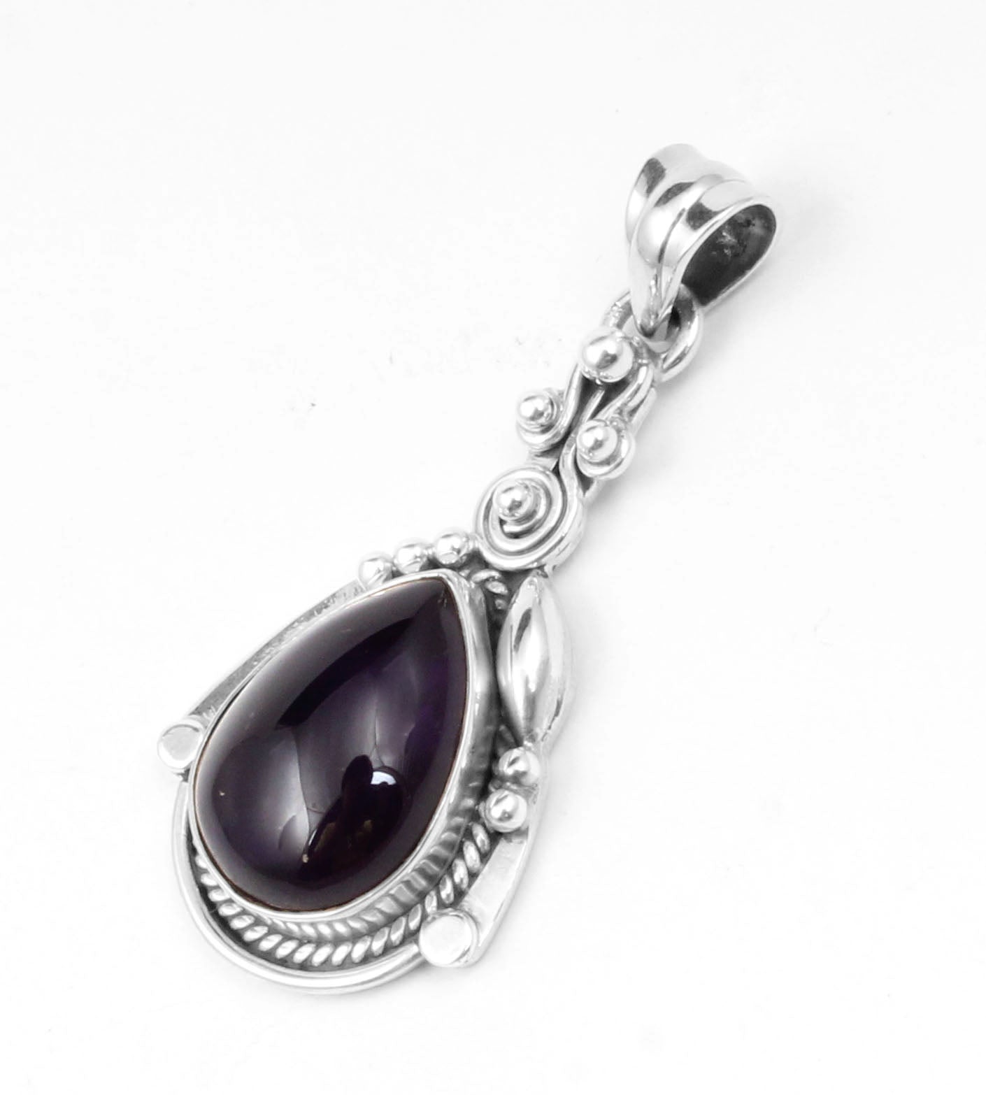 Amethyst Sterling Silver Pendant